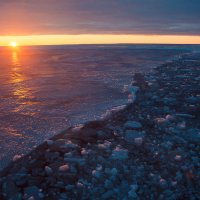 Закат в Финском заливе :: Николай Леммер
