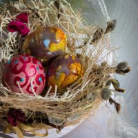 гнездо для пасхальных яиц :: Елена Соколова
