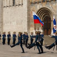 Кремль, Развод Президентского полка. :: Михаил Малец