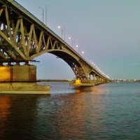 мост через Волгу Саратов-Энгельс :: Таня Новикова