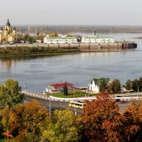 Стрелка. Ока впадает в Волгу :: Владимир Пасынков