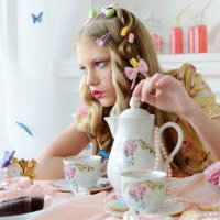 Alice in Wonderland: Tea Party in Cheshire :: Елена Ложкина