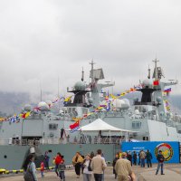 Китайские десантные корабли в Новороссийске :: Владимир 
