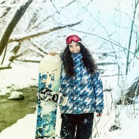 Девушка и сноуборд :: Александр Пальчиков