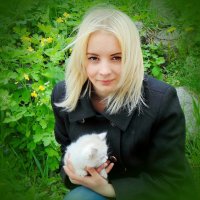 Девушка и кот :: Ростислав 