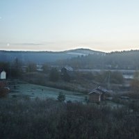 По дороге  в Петрозаводск. Утро туманное :: Елена Павлова (Смолова)