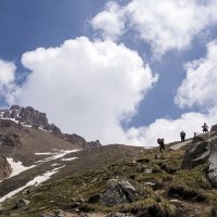 горы :: Горный турист Иван Иванов