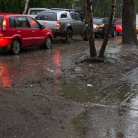 ТОМСК ,ДОЖДЬ , ГРЯЗЬ ,ПРОБКА . :: михаил пасеков