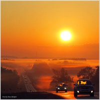 Дорога на Алтай - Туманный рассвет :: Airat Sharipov