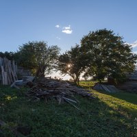 Деревенский пейзаж :: Александр Рыбалка