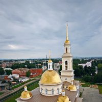 Невьянск.Спасо-Преображенский собор (вид с Невьянской башни) :: Анатолий К