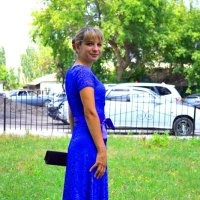 Синее платье!!! :: Наталья Бутырская