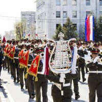 Ну и какой же Парад Победы без военного оркестра? :: Кристина Иванова