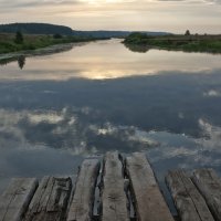 Рассвет на реке :: Андрей Меренов