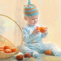 Малыш с мандаринами :: Елена Калинкина