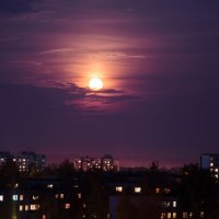 Moon in the clouds :: Андрей Прохоревич