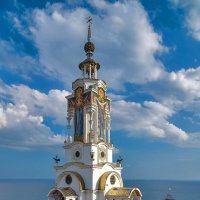 Храм маяк Святого Николая Чудотворца. Малореченское - Крым. :: Эдуард Пиолий