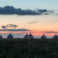 Закат солнца. внутренняя Монголия :: Анастасия Безуглая