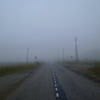 Утро. Переезд в тумане. :: Николай Туркин 