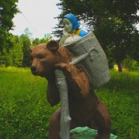 Маша и медведь. :: Александр Атаулин