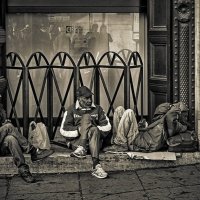 Men in the Street :: Vasiliy V. Rechevskiy