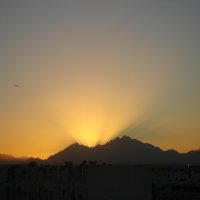 Закат в г. Хургаде (Египет) :: Антонина Ягущина