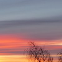 Закат с высоты птичьего полёта :: Марина Ежова