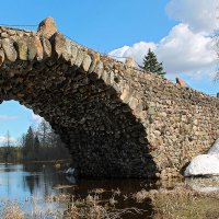 арочный валунный мост (конец XVIII века) :: Валерий F