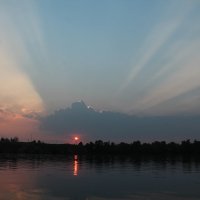 Закат на Днепре :: Елена 