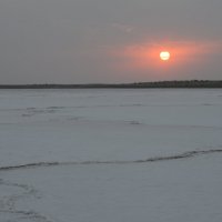 закат солнца перед пыльной бурей :: Медведев Сергей 