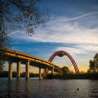 Закат на Живописном мосту. :: Sergey Petroff 