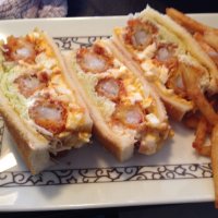 Сэндвич с жареными креветками :: Tazawa 