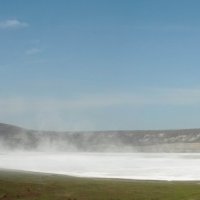 Соляная буря на озере Барыколь :: Svetlana Nezus