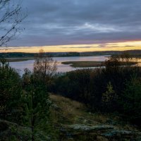 середина осени , закат :: Сергей 