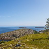 Вид с острова Немецкий Кузов на Белое море :: Наталья Шкаева