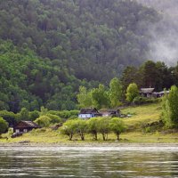 Деревушка на берегу Енисея :: Татьяна Афанасьева