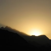 закат в горах Египта :: Елена Герасимова