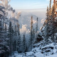 Зима на красноярских столбах :: Александр Решетников