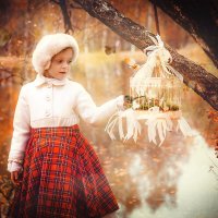 Осенняя сказка для Лизоньки про маленькую птичку :: Фотохудожник Наталья Смирнова