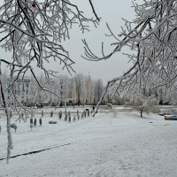 В город пришла зима :: Милешкин Владимир Алексеевич 