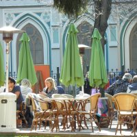 летнее кафе в Риге :: Любовь Изоткина