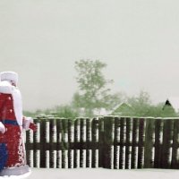 Дед Мороз шагает по планете! :: Евгений Алябьев