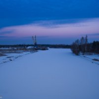 Зимнее утро на Дубне. :: Виктор Евстратов