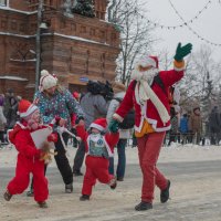 Забег дедов МОРОЗОВ :: ИГОРЬ ЧЕРКАСОВ