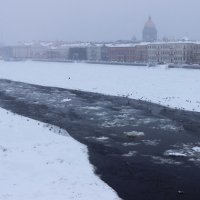 Метель над фарватером :: Вера Моисеева