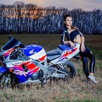 Girl & Moto :: Анастасия Берикова