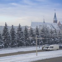 В Калининград пришла зима. :: Виталий Латышонок