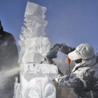 Международный конкурс ледовых скульптур в г. Хабаровске :: Николай Сапегин