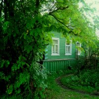 Домик окнами в сад :: Надежда Соколова