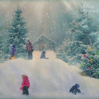 Дети играют в снегу :: Tatiana 